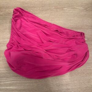 Norma Kamali pink Diana bra top